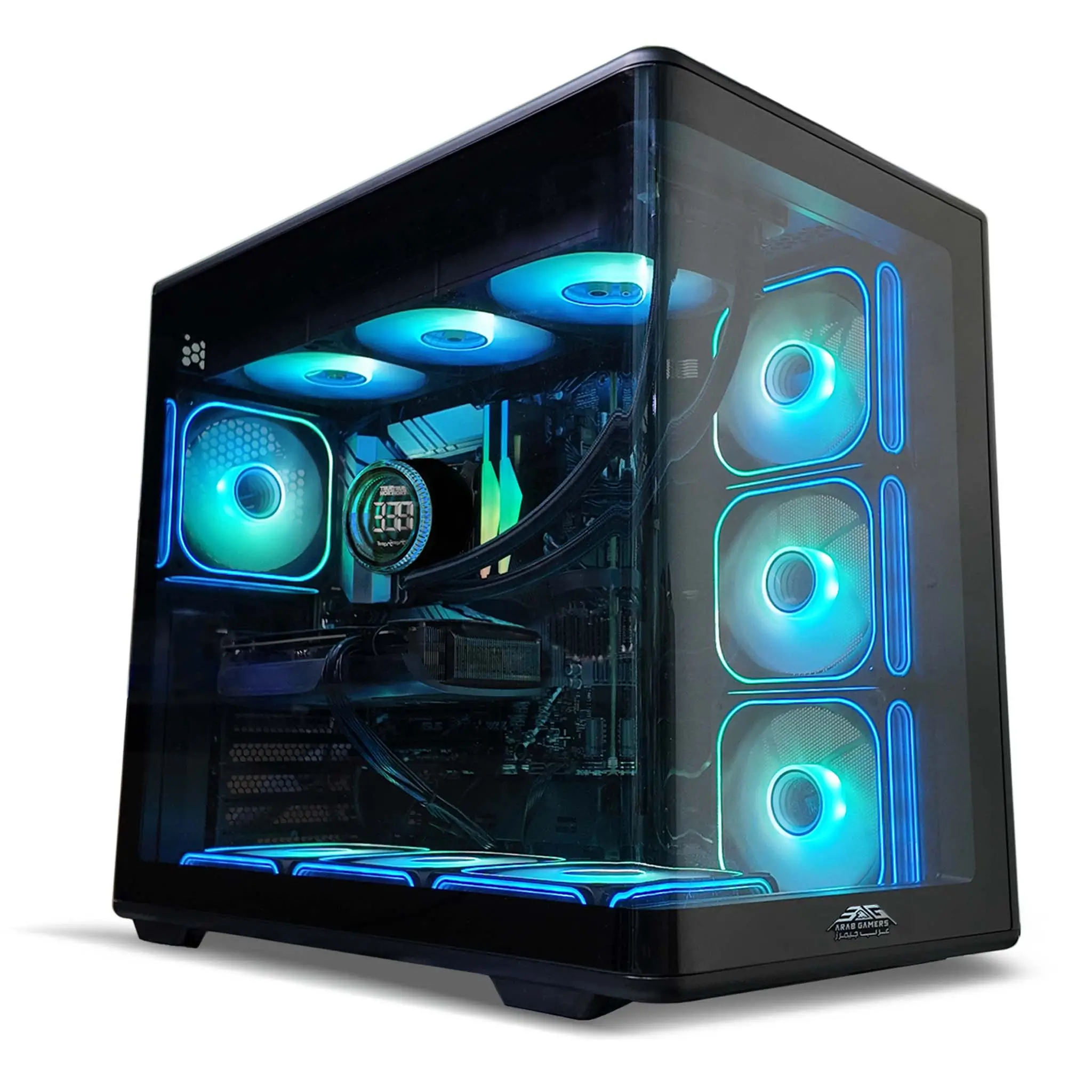 Workstation PC, AMD Ryzen 9 900X3D, NVIDIA GeForce RTX 5070 Ti 16GB Graphics Card, 32GB DDR5 RAM, 2TB NVMe SSD, Windows 11 Pro, RGB Black Gaming Case - Image 3