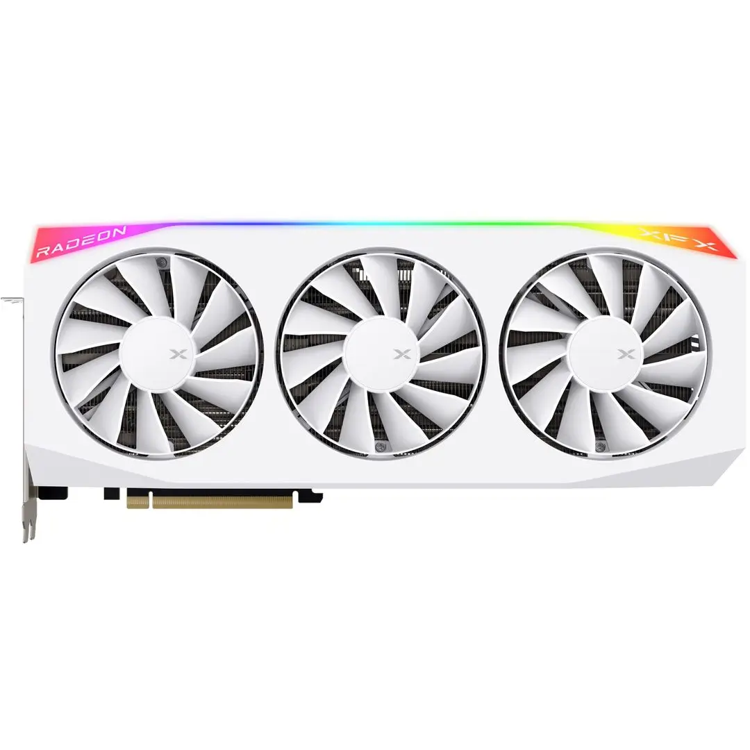 Mercury AMD Radeon RX 9070XT OC White Gaming Edition with RGB 16GB GDDR6 Graphics Card, 256-bit Memory, 3100 MHz Boost Clock, 4096 Stream Processors, 20 Gbps Memory Speed, HDMI 3xDP, AMD RDNA 4, PCIE 5.0 - Image 3