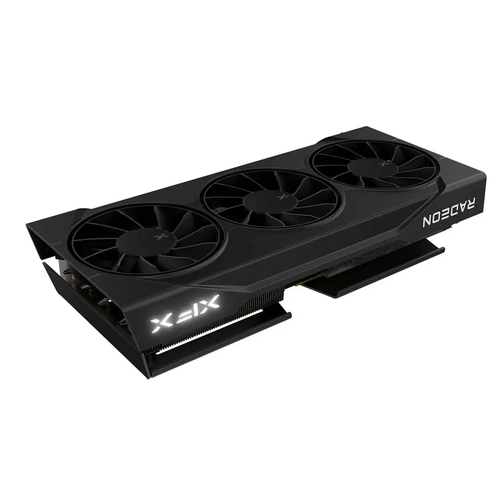 XFX Swift AMD Radeon RX 9060 XT OC Triple Fan Gaming Edition with 16GB GDDR6 Graphics Card, 128-bit Memory, 3320 MHz Boost Clock, 2048 Stream Processors, 20 Gbps Memory Speed, HDMI 3xDP, AMD RDNA 4, PCIE 5.0 - Image 4